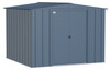 Arrow Classic Steel Storage Shed, 8x8, Blue Grey