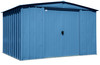 Arrow Classic Steel Storage Shed, 10x8, Blue Grey