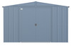 Arrow Classic Steel Storage Shed, 10x14, Blue Grey