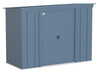 Arrow Classic Steel Storage Shed, 8x4, Blue Grey