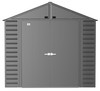 Arrow Select Steel Storage Shed, 8x6, Charcoal