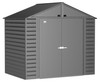 Arrow Select Steel Storage Shed, 8x6, Charcoal