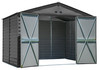 Arrow Select Steel Storage Shed, 10x8, Charcoal