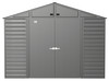 Arrow Select Steel Storage Shed, 10x14, Charcoal