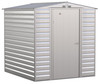 Arrow Select Steel Storage Shed, 6x7, Flute Grey