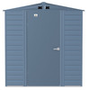 Arrow Select Steel Storage Shed, 6x5, Blue Grey