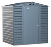 Arrow Select Steel Storage Shed, 6x5, Blue Grey