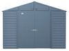 Arrow Select Steel Storage Shed, 10x12, Blue Grey
