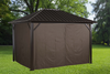 Sojag Curtains for Genova 10 x 12  ft Brown - Gazebo Not Included