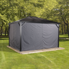Sojag Curtains for Verona 10 x 14 ft Grey - Gazebo Not Included
