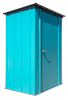 Spacemaker Patio Shed, 4x3, Teal and Anthracite