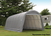 ShelterCoat 15 x 20 ft. Wind and Snow Rated Garage Round Gray STD