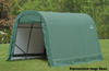 ShelterCoat 8 x 16 ft. Wind and Snow Rated Garage Round Green STD