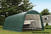 ShelterCoat 15 x 20 ft. Wind and Snow Rated Garage Round Green STD