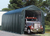 ShelterCoat 16 x 40 ft. Garage Peak Green STD