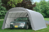 ShelterCoat 12 x 20 ft. Wind and Snow Rated Garage Round Gray STD