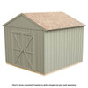 Handy Home DIY Astoria 12 ft. x 12 ft. Wooden Storage Shed with Flooring Included