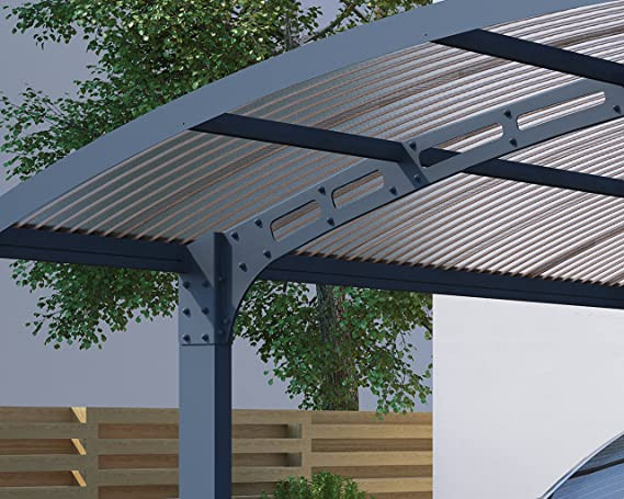 Canopia by Palram Arizona Wave 5000 HG9105 Carport, 10 x 16 x 9, Gray