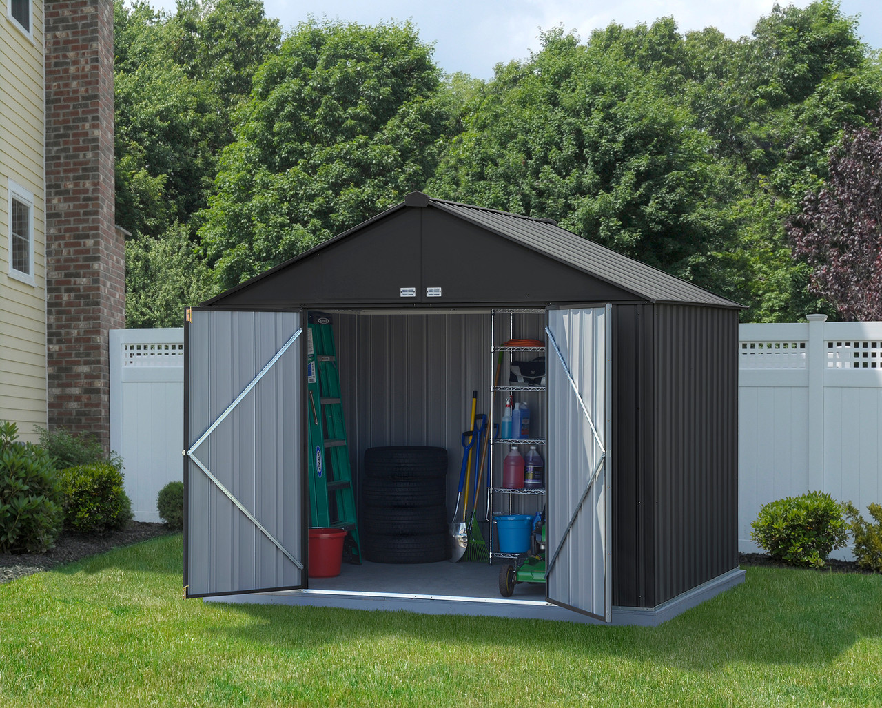 Arrow Storboss, 6x3, Charcoal Horizontal Shed