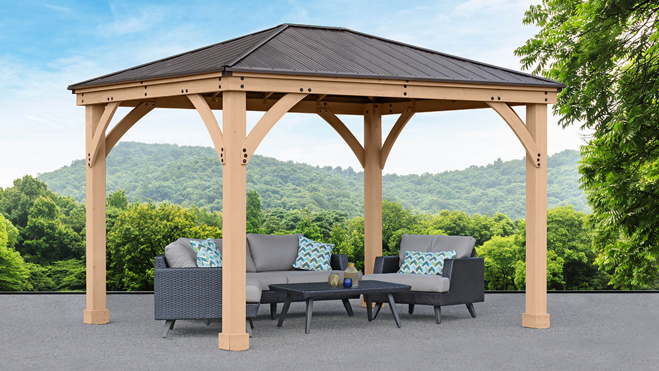 Yardistry 12 x 24 Meridian Gazebo