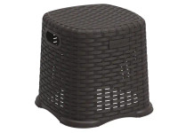 Duramax Rattan Step Stool 11"  Brown