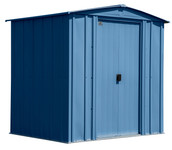 Arrow Classic Steel Storage Shed, 6x5, Blue Grey