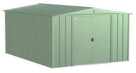 Arrow Classic Steel Storage Shed, 10x14, Sage Green