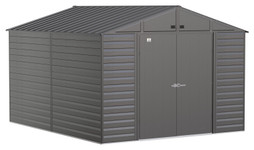 Arrow Select Steel Storage Shed, 10x12, Charcoal