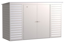 Arrow Select Steel Storage Shed, 10x4, Flute Grey