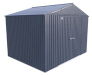 Arrow Elite Steel Storage Shed, 10x8, Blue Grey