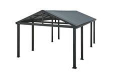 Sojag Samara 12 ft x 20 ft Dark Grey Carport