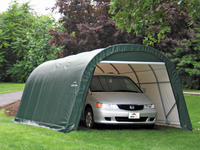 ShelterCoat 12 x 20 ft. Wind and Snow Rated Garage Round Green STD