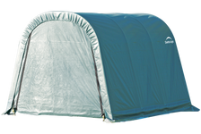 ShelterCoat 8 x 12 ft. Wind and Snow Rated Garage Round Green STD