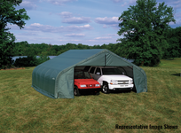 ShelterCoat Garage 22 x 28 x 13 ft. Peak Standard Green