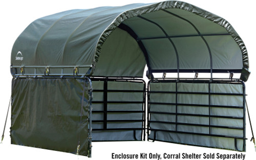 Shelterlogic Enclosure Kit for Corral Shelter Green (Corral Shelter & Panels NOT Included)