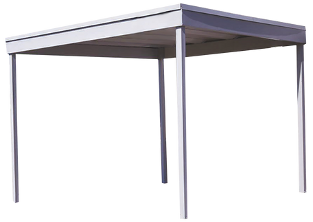 Freestanding Carport/Patio Cover 10 x 10 ft. Eggshell