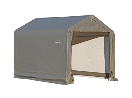 ShelterLogic Shed-in-a-Box 6 x 6x 6 ft Peak Grey