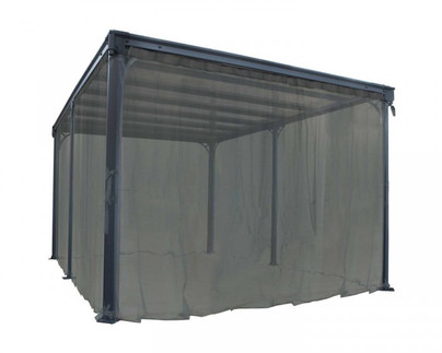 Canopia Palermo Gazebo Netting, Gray