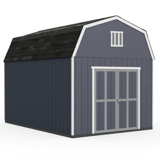 Handy Home DIY Braymore 10 ft. x 14 ft. Wooden Storage Shed with Flooring Included