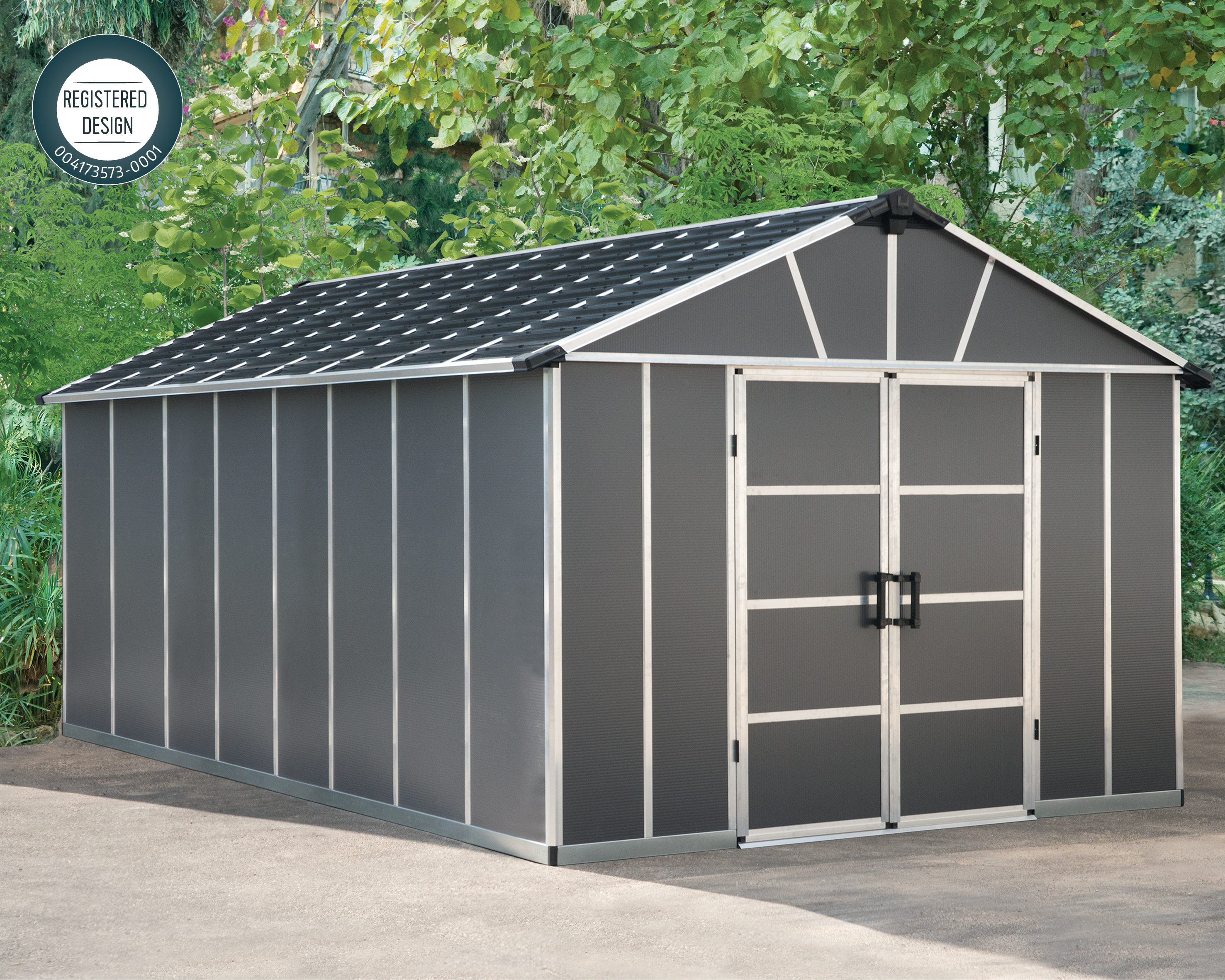Canopia by Palram Yukon 11 ft. x 17 .2 ft. Garage Shed