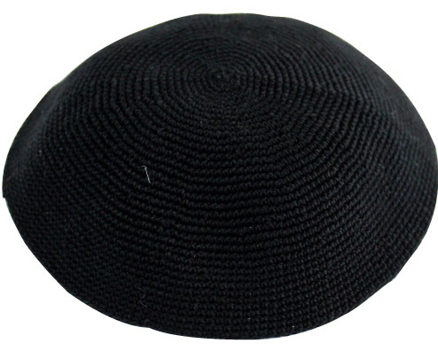 Kipa | Hand Made Black Thin Elegant /17cm