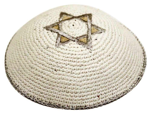 Kipa | Knitted | Magen David /17cm