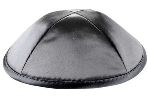 Kipa | Satin | Deluxe With Pin Spot- Gray