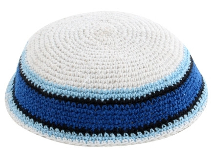 Kipa | Knitted | White With Colors /20cm