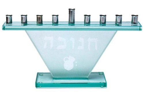Menorah | Glass /13 Cm