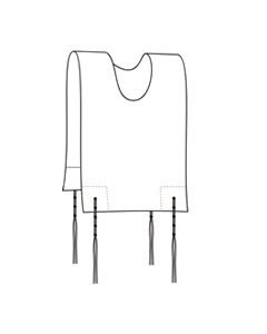 Tzitzis | Cotton | Chabad /22 /22 inch