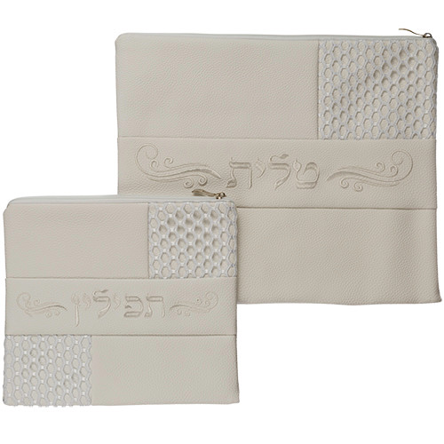 TALIT - TEFILIN SET | LEATHER LIKE NET /30 x 36cm