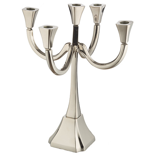 Aluminium Candlesticks | 5 Branches /37cm