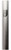Mezuzah Case | Aluminum Dotted Gray | 'Shin' /10cm