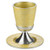 Kiddush Cup | Aluminium Pearl Color | includes Saucer /16cm